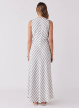 esmaee nautical stripe dress indigo/white stripe