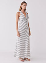 esmaee nautical stripe dress indigo/white stripe