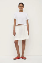 Assembly Label/Bella Poplin Skirt/white