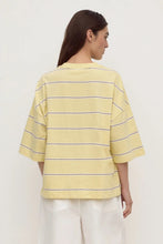 assembly label nora cotton stripe oversized tee rind stripe