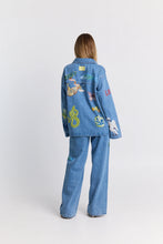 MAKU - Tattoo Denim Shacket