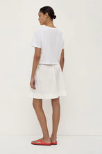 Assembly Label/Bella Poplin Skirt/white
