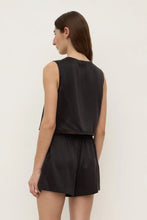 assembly label beal silk tie front top