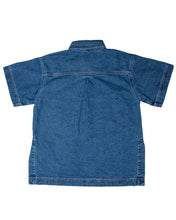 two fold hunter indigo denim shirt
