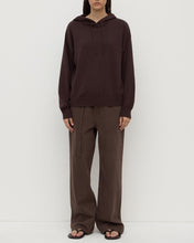 assembly label cotton cashmere hoodie - ganache