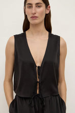 assembly label beal silk tie front top