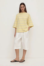 assembly label nora cotton stripe oversized tee rind stripe