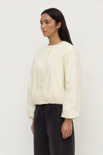 Assembly Label/Zoie Padded Bomber Jacket/Antique White