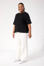 Haven/Boston Studded Sweat Tee/Black