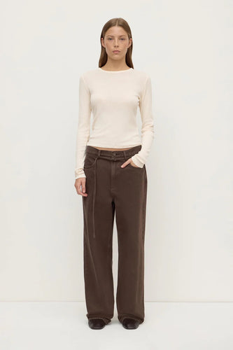 assembly label loose fit jean dark ganache