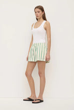 Assembly Label/Agnes Stripe Short/Butter/Bright Green