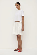Assembly Label/Bella Poplin Skirt/white