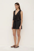 assembly label beal silk tie front top