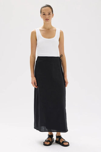 Assembly Label Roma Linen Wrap Skirt