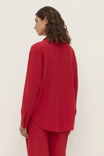 Assembly Label/Betty long sleeved silk shirt (Mulberry)