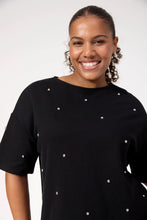 Haven/Boston Studded Sweat Tee/Black