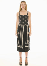 POL - tangle wrap skirt- black/pebble