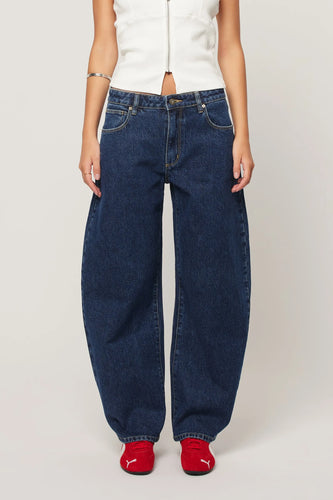 Abrand - Barrel Jean (Tara) (Dark Blue)