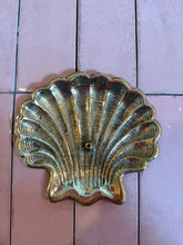Brass scallop incense holder