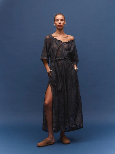 Kinga Csilla - Midnight Lace Primavera Maxi Dress