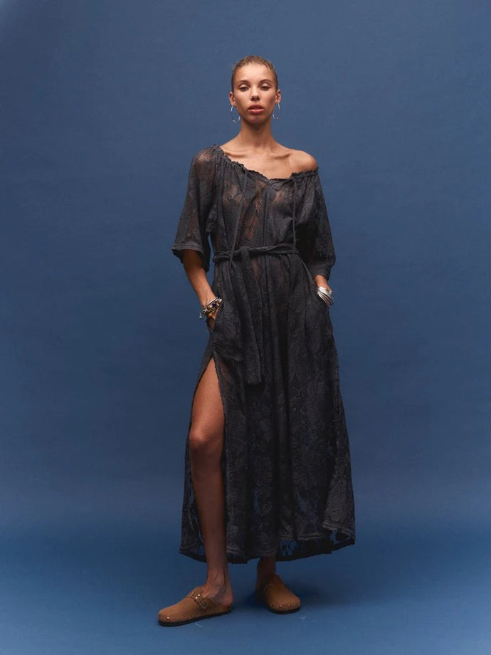 Kinga Csilla - Midnight Lace Primavera Maxi Dress