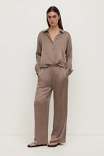 assembly label pippa silk pant - dark sand
