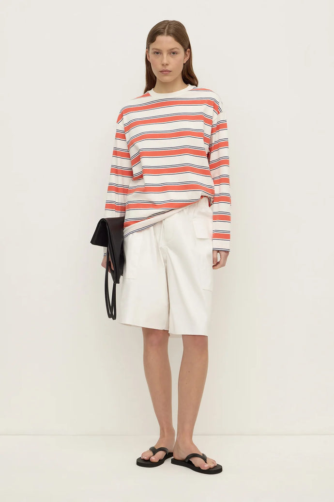 assembly label eliana stripe cotton long sleeve tee