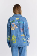 MAKU - Tattoo Denim Shacket