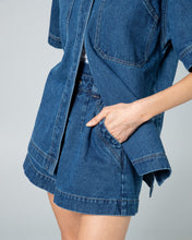 Two Fold hunter indigo denim short