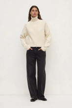 Assembly Label/Kaia Wool Zip Sweater/Antique White