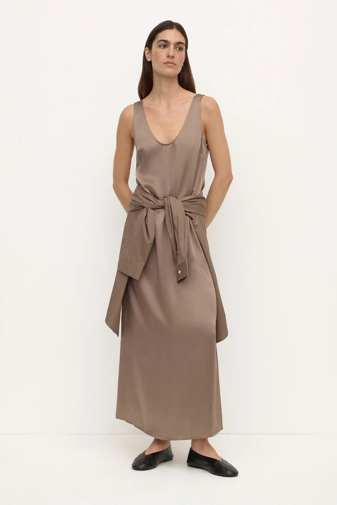 assembly label pippa silk tank dress