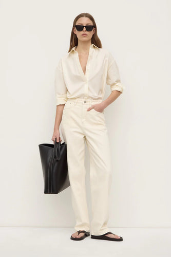 assembly label marigold poplin long sleeve shirt