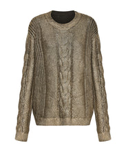 One Teaspoon/Gold Foil Spine Sweater
