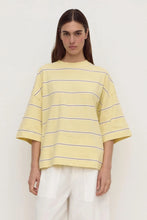 assembly label nora cotton stripe oversized tee rind stripe