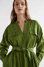 Elk/Eller Dress/Green Moss