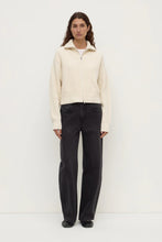 Assembly Label/Kaia Wool Zip Sweater/Antique White