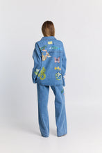 MAKU - Tattoo Denim Shacket