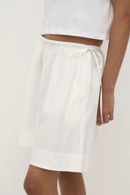 Assembly Label/Bella Poplin Skirt/white