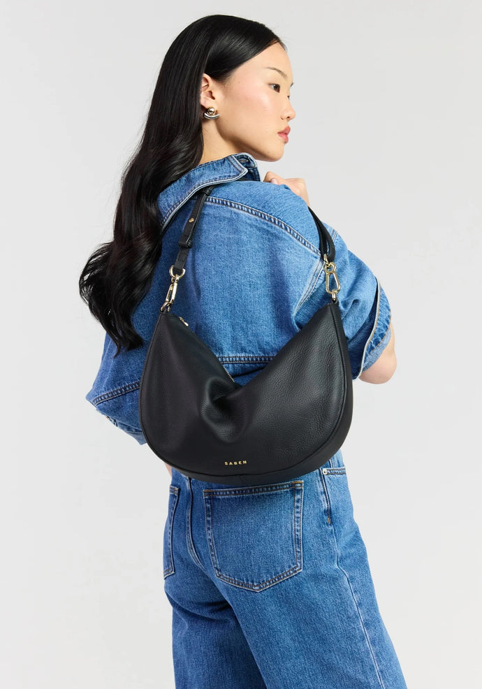 Saben Noa Shoulder Bag/Black Luxe