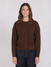stella and gemma coco cardigan - choc marle