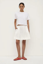 Assembly Label/Bella Poplin Skirt/white